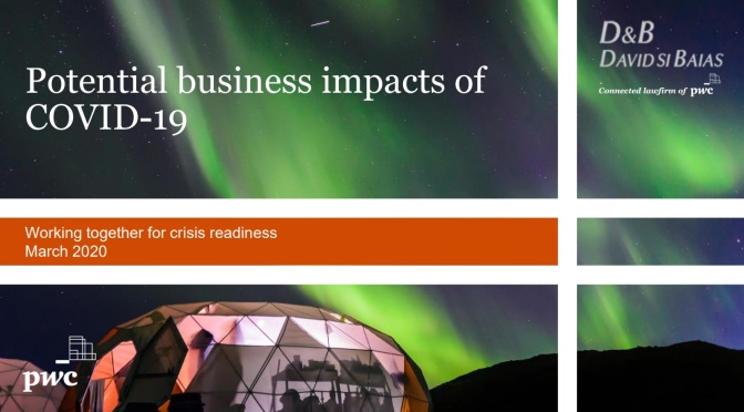 Guide on the potential impact of COVID-19 on the business environment